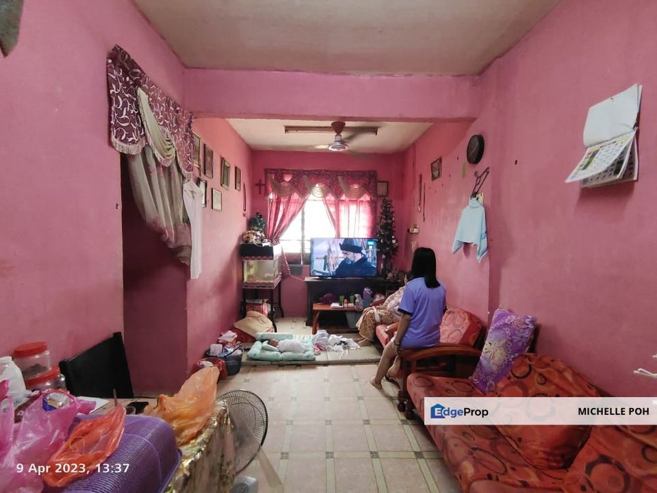 For Sale Low cost flat, level 1 Taman Perumahan Lima Kedai Flat❣️#Non-Bumi #1st Floor, Johor, Skudai