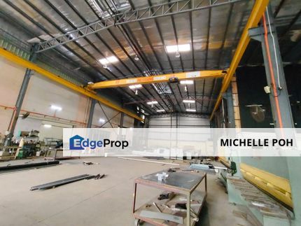 For Sale  (Medium Industry factory)  Corner 1.5 storey Semi D Factory near TUAS  Plo115, Mukim Pulau, Bandar NusaJaya, Johor - Nusa Cemerlang Indus, Johor, Gelang Patah