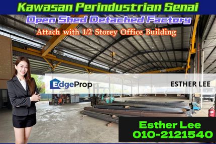 Kawasan Perindustrian Senai, Open Shed Detached Factory, Johor, Senai