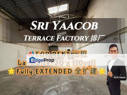 Sri Yaacob Factory For Rent , Johor, Skudai