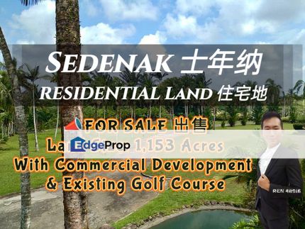 Sedenak RESIDENTIAL Land with Commercial Development For Sale , Johor, Kulai