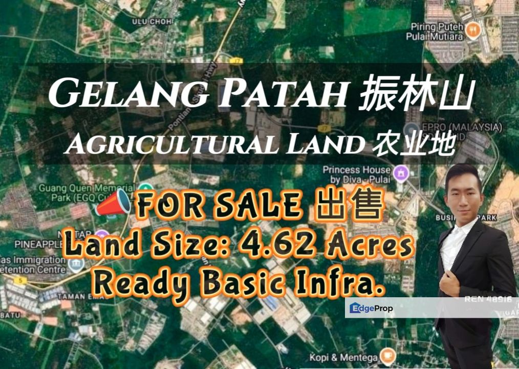 Gelang Patah Land For Sale , Johor, Gelang Patah