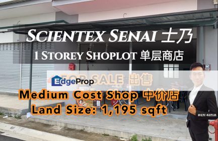 Senai Medium Cost Shop For Sale , Johor, Senai