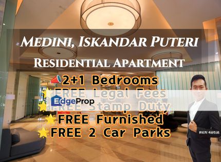 Medini Apartment with CW Bus- Bus Stop for Sale, Johor, Kota Iskandar