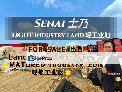 Senai Light Industry Land For Sale , Johor, Senai