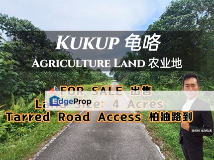 Kukup Road Side Agriculture Land For Sale , Johor, Pontian