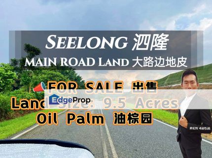 Seelong Roscote Main Road Oil Palm Land For Sale, Johor, Senai