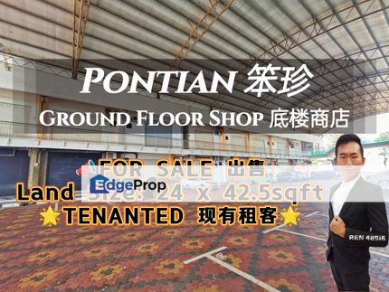 Pontian TENANTED Shop For Sale , Johor, Pontian