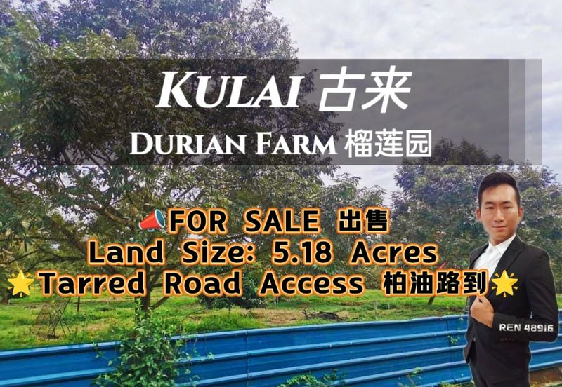 Kulai Durian Farm For Sale