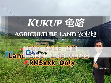 Kukup Agriculture Land For Sale , Johor, Pontian