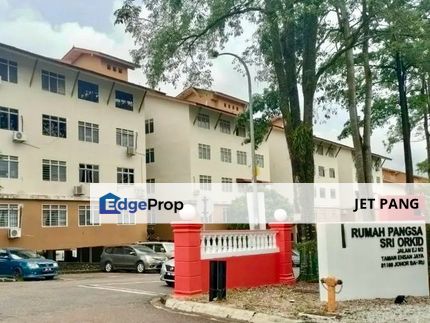 Ehsan Jaya Flat Sri Orkid for Sale - Bulanan RM750+ Fully Mosaic Tiles Good Environment, Johor, Johor Bahru