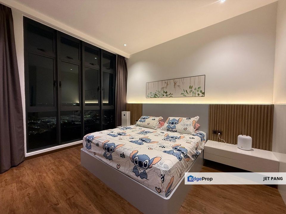 Green Haven 3 Bedrooms Unit for Sale - Fully Renovated Fully Furnished Ready Move-in Condition with Partial Seaview, High Floor Freehold 24h G&G, Johor, Masai