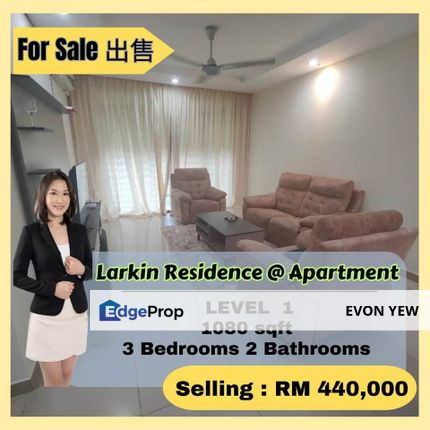 Larkin Residence, Johor Bahru, Johor Larkin Apartment For Sale, Johor, Johor Bahru