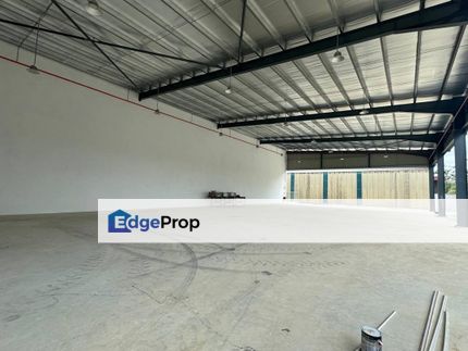Permas Jaya Detached factory attach with 1 1/2 storey office Building For Sale, Johor, Masai