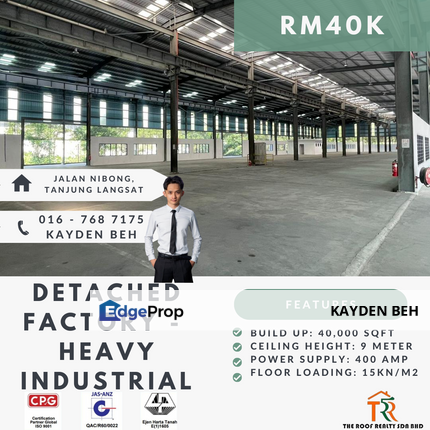 Tanjung Langsat Detached Factory , Johor, Pasir Gudang