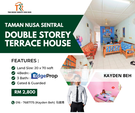 Taman Nusa Sentral Iskandar Puteri Nusajaya Johor , Johor, Nusajaya