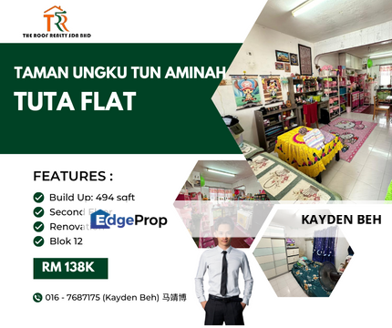 Flat Taman Ungku Tun Aminah Johor, Johor, Johor Bahru