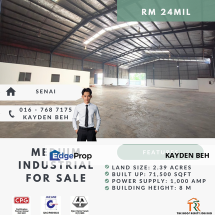 Senai Industrial Park Senai Johor , Johor, Senai