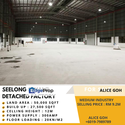 Seelong Senai Detached Factory, Johor, Senai