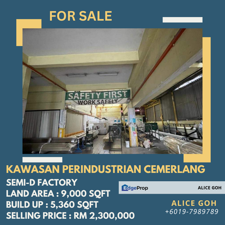 Desa Cemerlang Semi-D Factory, Johor, Ulu Tiram