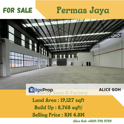 Permas Jaya Semi-D Factory, Johor, Masai