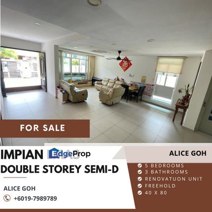 Double Storey Semi-D House , Johor, Skudai