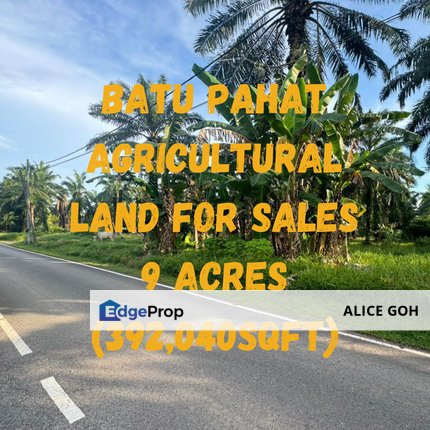 Taman Batu Pahat Johor Agricultural Land For Sales, Johor, Batu Pahat