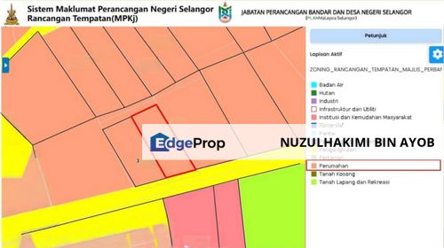 Tanah 1.33 Ekar Zoning Kediaman di Saujana Impian , Kajang, Selangor, Kajang