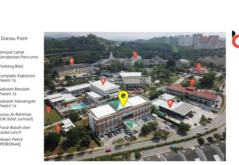 4 Storey Building at Prime Location Precint 16 Putrajaya near Alamanda