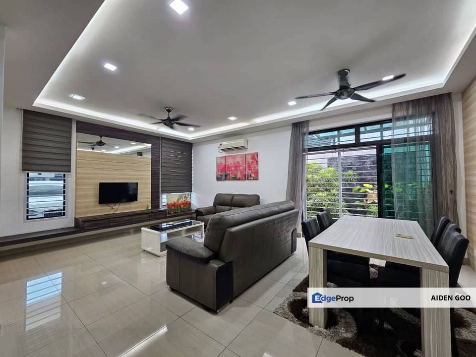 Taman Ungku Tun Aminah Double Storey Cluster House For Sale, Johor, Skudai