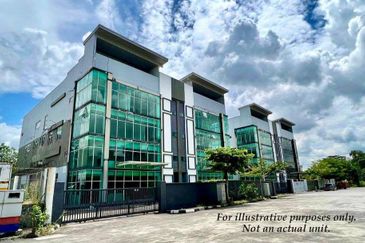 4 Storey Semi Detached Factory in Kawasan Perindustrian Tebrau 3 For Rent