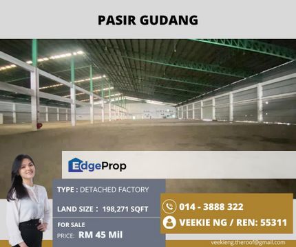 Pasir Gudang@Detached Factory, Johor, Pasir Gudang