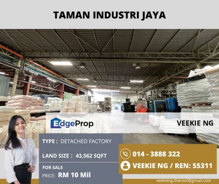 Taman Industri Jaya@Detached Factory, Johor, Skudai