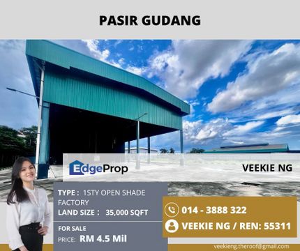 Pasir Gudang@Detached Factory, Johor, Pasir Gudang