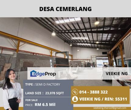 Desa Cemerlang@Detached Factory, Johor, Ulu Tiram