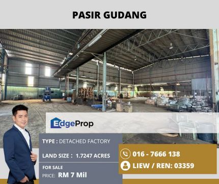 Pasir Gudang@Detached Factory , Johor, Pasir Gudang