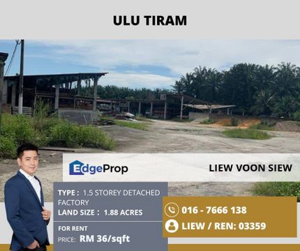Ulu Tiram@Industry Zoning Land, Johor, Ulu Tiram
