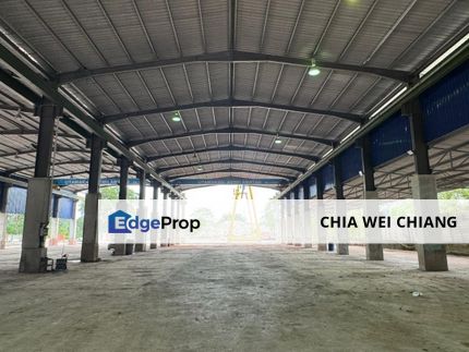 Kawasan Perindustrian Senai Seelong Detached Open Shed Factory For Sale, Johor, Senai