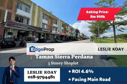 Taman Sierra Perdana Shoplot ROI 4.6% For Sale!! Taman Rinting Senibong Cove Permas Jaya Seri Alam Kota Puteri Mega Ria Pasir Gudang, Johor, Masai