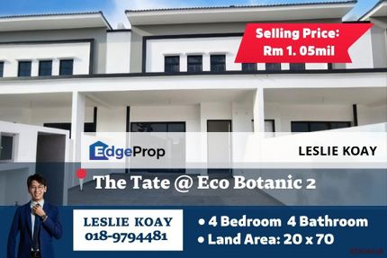 Eco Botanic 2 The Tate For Sale！Horizon Hills Iskandar Puteri Sunway Iskandar Gelang Patah Setia Eco Garden Laman Citra Ulu Choh, Johor, 