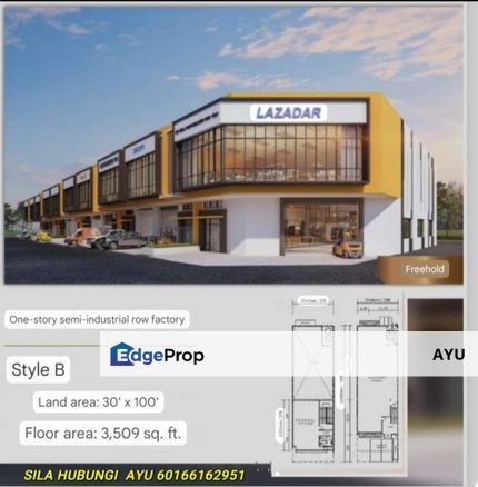 Kulai Single Storey Terrace Factory New Project, Johor, Kulai