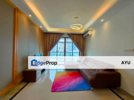 R&F Princess Cove 3 Bedrooms Fully Furnished Facing City View, Johor, Johor Bahru