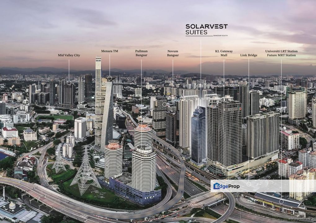 Best for Investment, 8% ROI, 200m to Covered link bridge LRT, Solarvest Suites Bangsar South Studio Unit for Sale, Kuala Lumpur, Bangsar South