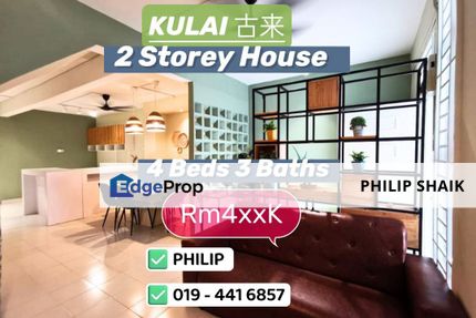 🔥全装修 古来26哩 Kulai Kelapa Sawit Taman Scientex Double Storey Terrace House For Sale Fully Renovated Fully Furnished🔥, Johor, Kulai