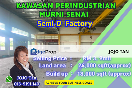 Taman Perindustrian Senai,Senai,Johor Semi-D for sale, Johor, Senai