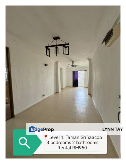 Flat Taman Sri Yaacob Nusa Bestari For Rent Cheap, Johor, Johor Bahru