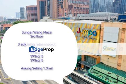 Sungai Wang Plaza 3 adjoining shoplot, Kuala Lumpur, Bukit Bintang