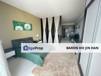 FOR RENT Bayu Marina Residence, Studio Unit with Fully Furnished Nearby Permas Jaya , Johor, Johor Bahru