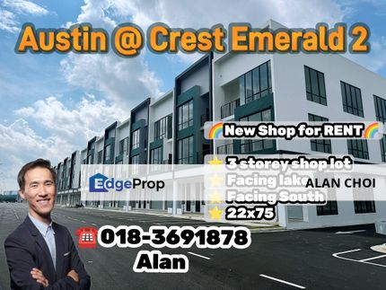 Crest Austin@Brand New Shop, Johor, Johor Bahru