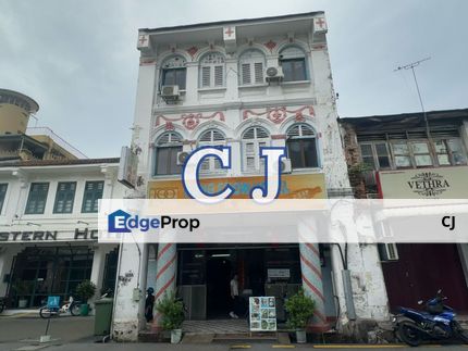 Chulia Street Commercial 3 Storey Building For Sales Hotels Surrounded Freehold Penang, Penang, Georgetown